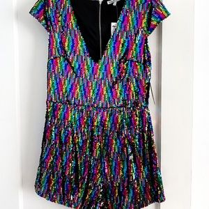 CHARLOTTE RUSSE SEQUIN ROMPER